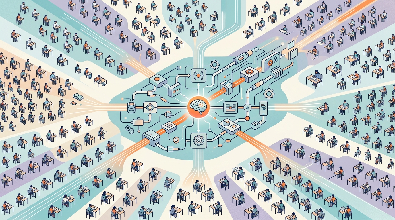 Een AI-chain die 54.000 mensen huiswerk laat maken