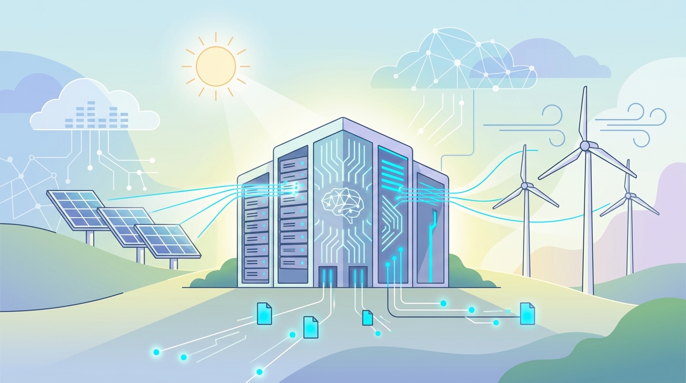 Envision bouwt AI-datacenter dat volledig op eigen zon en wind draait