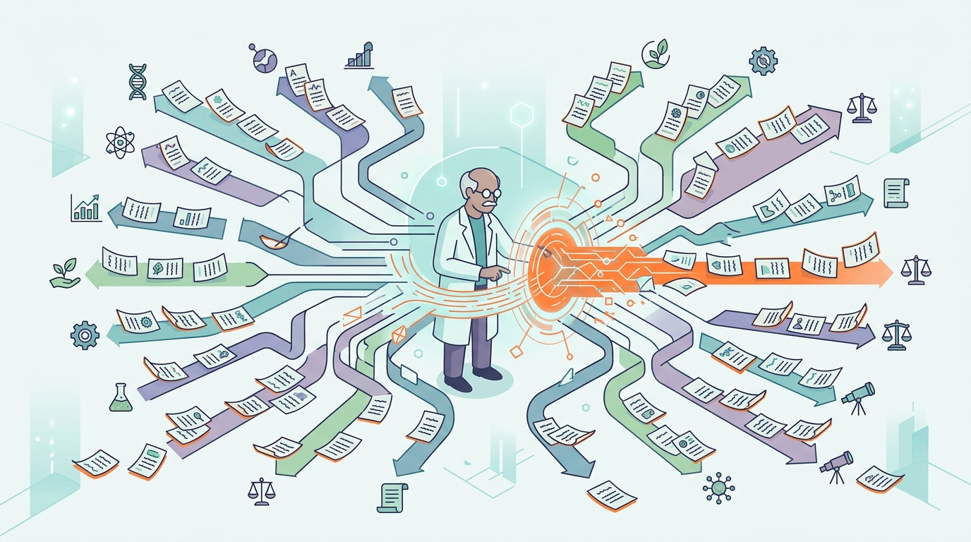 Eén professor, 36 papers, 18 vakgebieden — in drie maanden met AI