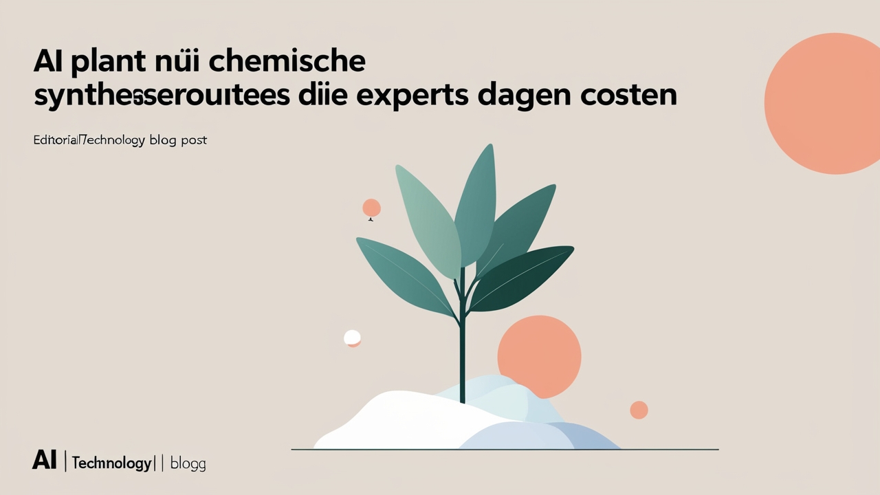 AI plant nu chemische syntheseroutes die experts dagen kosten