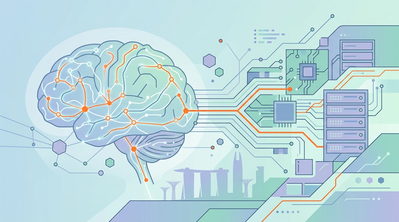 Computers op menselijke neuronen draaien nu in Singapore