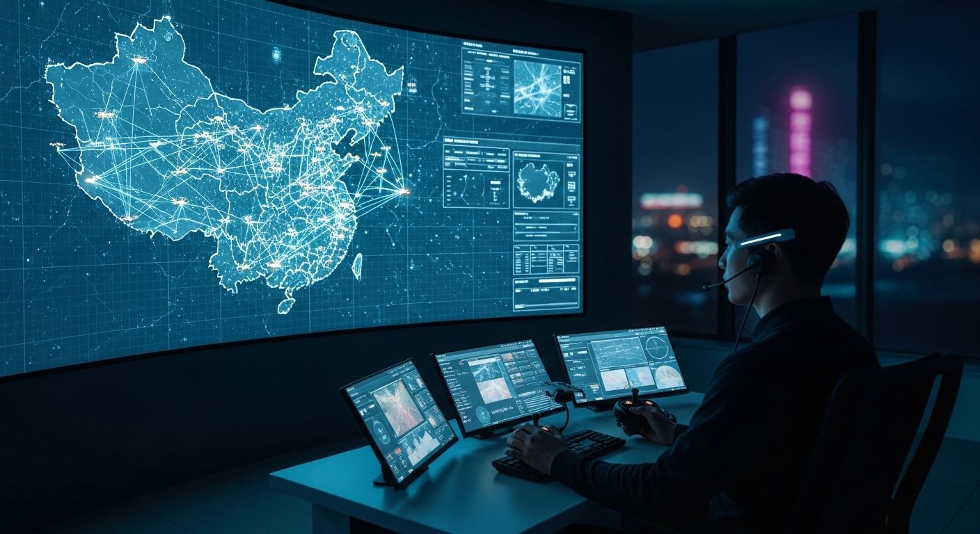 China's Atlas: 1 drone-bestuurder bestuurt 100 drones
