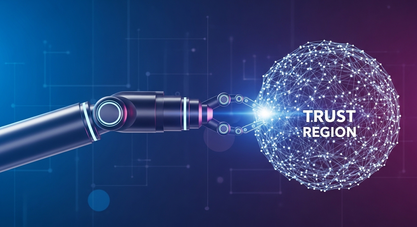 Contact Trust Region: Betrouwbare robotmanipulatie met minder rekenkracht