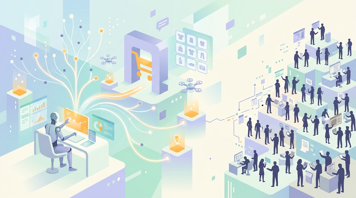 Eén AI-developer voor een webshop met 50 man — kan dat?