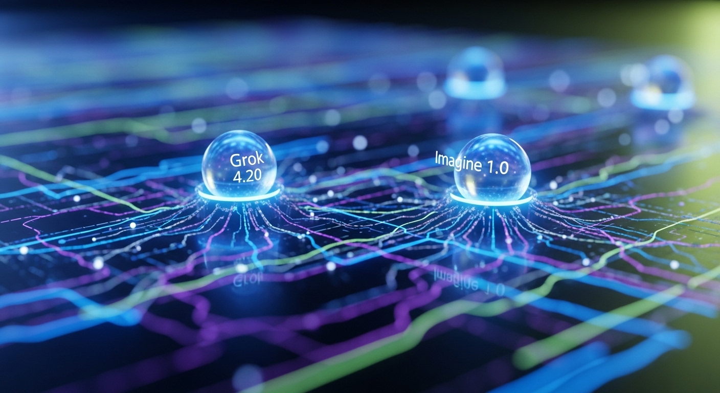xAI schokt de AI-wereld: Grok 4.20 en Imagine 1.0
