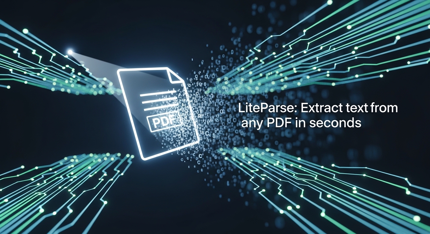 LiteParse: Tekst uit elke PDF halen in seconden