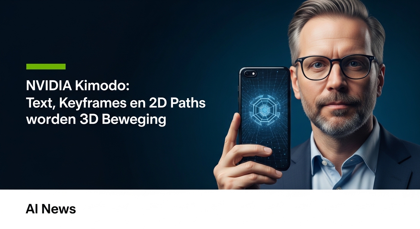 NVIDIA Kimodo: Text, Keyframes en 2D Paths worden 3D Beweging