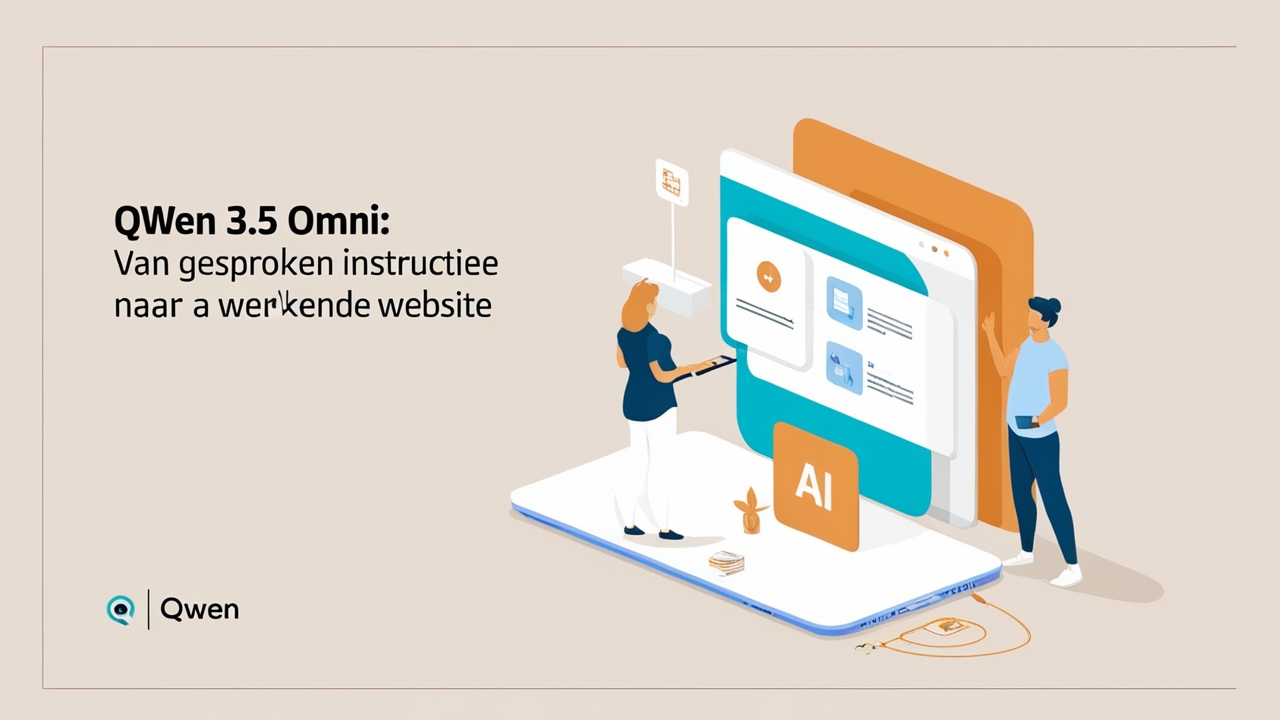 Qwen 3.5 Omni: van gesproken instructie naar werkende website