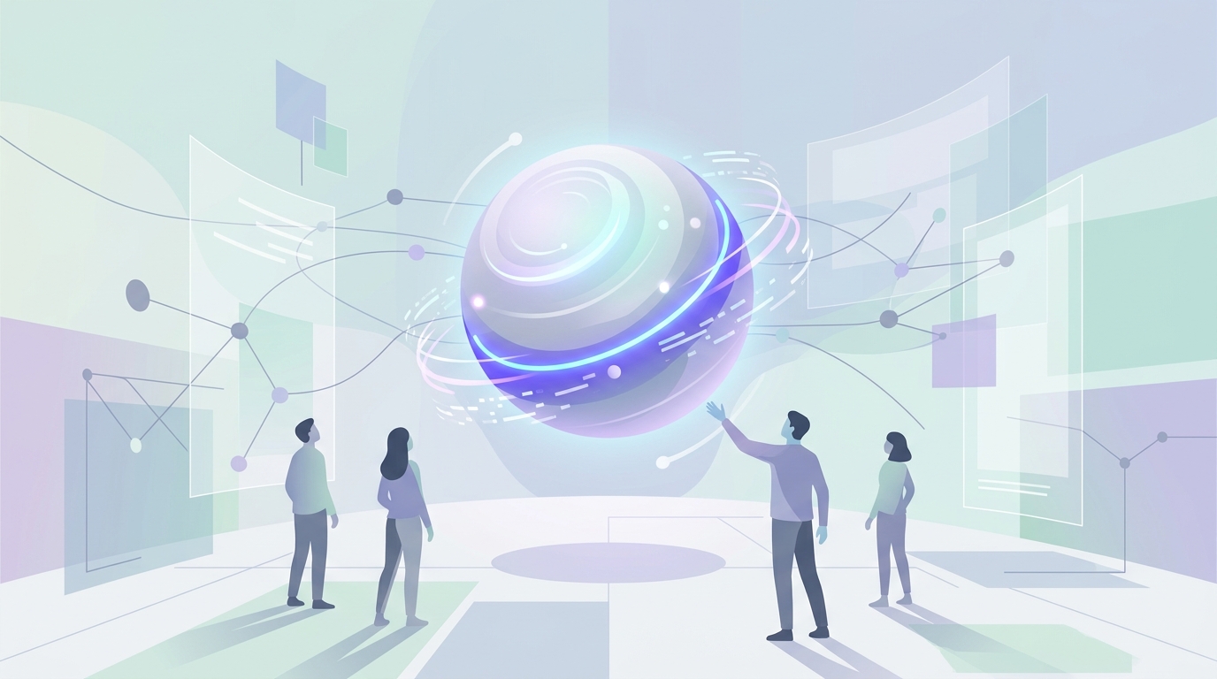Apple's Siri AI op Vision Pro: een zwevende bol als assistent