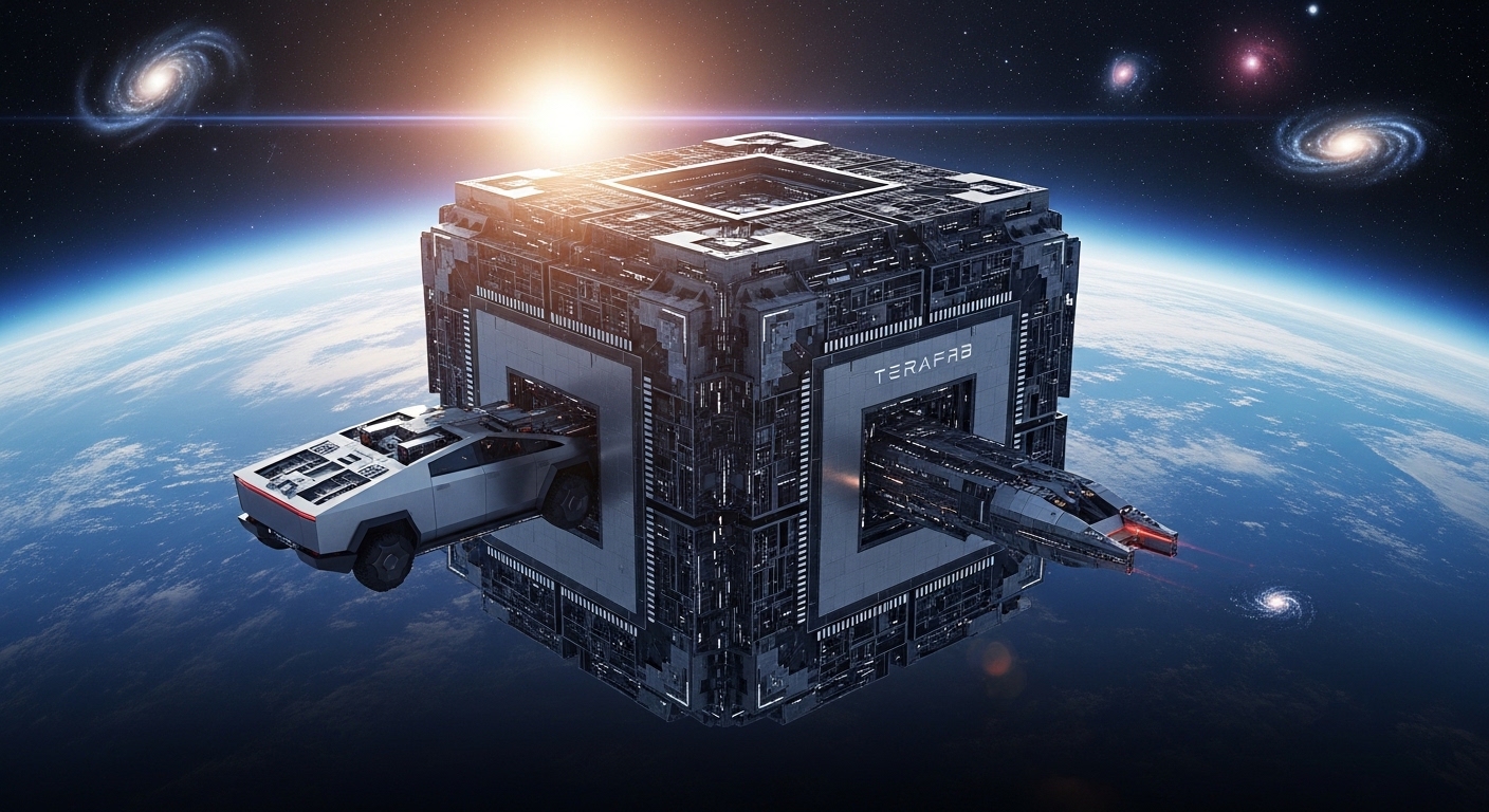 TERAFAB: Tesla's $25 miljard AI-fabriek in de ruimte