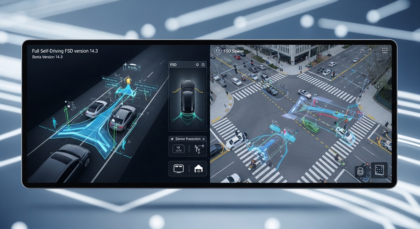 Tesla FSD 14.3: Eerste beelden employee beta zijn indrukwekkend