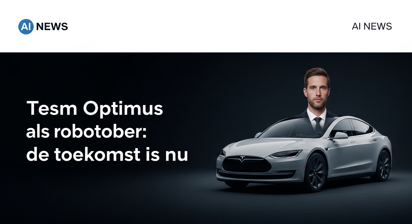 Tesla Optimus als robotober: de toekomst is nu